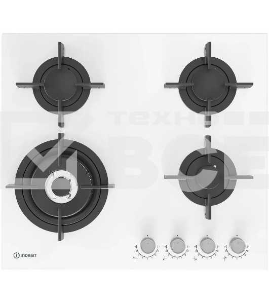 Газовая варочная поверхность Indesit INGT 62 IC/WH белый