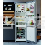 Холодильник Hotpoint HT5200S (R) серебристый двухкамерный 247/78л морозилка снизу, No Frost, фото5