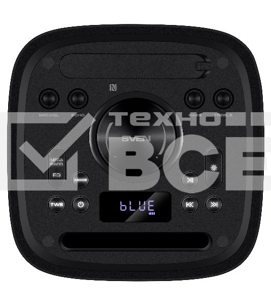 Мобильные колонки Sven PS-930 2.0 чёрные 2x75 W  Bluetooth