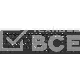 Клавиатура Oklick K733 проводная, USB, черный