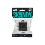 Розетка компьютерная IEK SKANDY SK-K01G графит RJ45 кат.5E SK-K10-1-K53, фото6