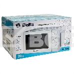 Микроволновая печь DELTA DL-84L20 белый, 20 л, 700 Вт, переключатели - поворотный механизм, фото2
