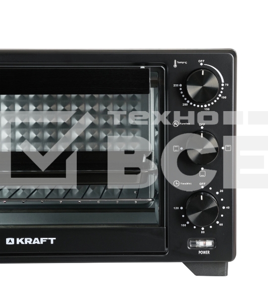Мини-печь  Kraft KFC-MO 200 HBL черный