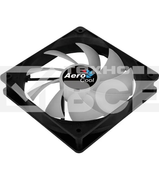 Вентилятор для корпуса Aerocool / Formula Frost 12 PWM FRGB черный, 120 мм, 1500 об/мин, 27.5 дБ, 4 pin