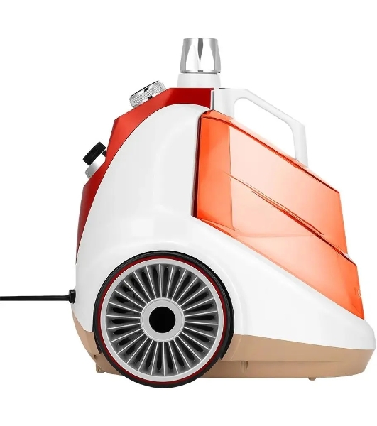 Отпариватель Kitfort КТ-9357 оранжевый/белый, 2200 Вт, 45 г/мин, 2000 мл