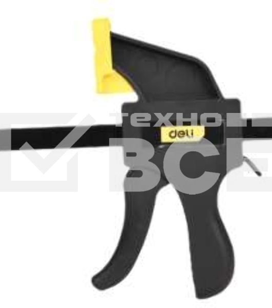 Струбцина пистолетная быстрозажимная Deli DL110118 450x70 мм