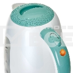 Чайник электрический DELTA DL-1106 белый с мятным 1,7л, 2,2кВт, фото2