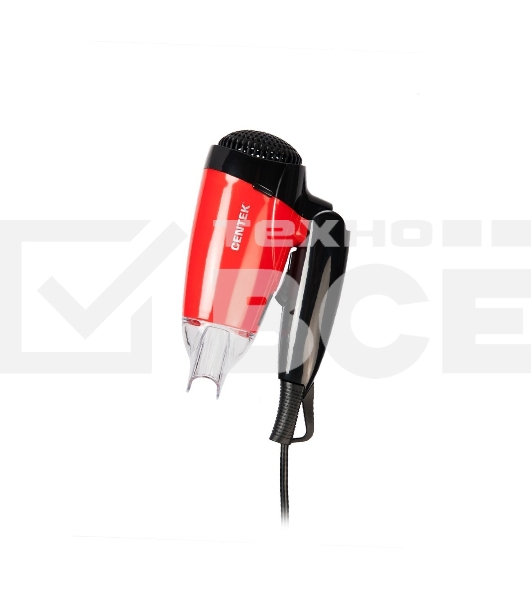 Фен Centek CT-2230 RBL красный/черный, 1200 Вт, компактный