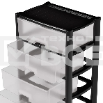 Комод Альтернатива М8764 Колорит 5 секций. широкий черный, фото3