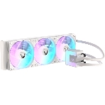 Кулер с водяным охлаждением Formula V Line ICE JET GLOW 360 WH, 360мм, 3x120мм, ARGB fans, LGA115X/1200/1700/1851, AM4/AM5, фото 1