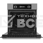 Шкаф духовой электрический Maunfeld AEOH60102S, 60л, дверца с 3 стеклами, нержавеющая сталь, фото4