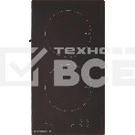 Индукционная варочная панель Maunfeld EVI.292-BK, конфорок: 2 шт., стеклокерамика, независимая, черный, фото 1