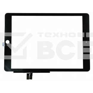 Сенсорное стекло (тачскрин) для iPad 9 (2021) A2602, A2603, A2604, A2605, черное