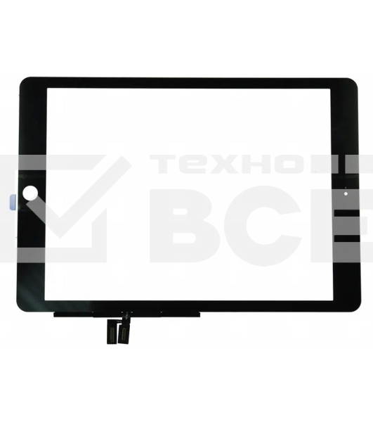 Сенсорное стекло (тачскрин) для iPad 9 (2021) A2602, A2603, A2604, A2605, черное