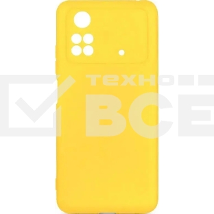 Чехол (клип-кейс) DF poCase-03 для Poco M4 Pro (4G) желтый