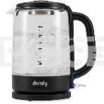 Чайник электрический Domfy DSB-EK304 1.7л. 2200Вт черный (корпус: стекло), фото10