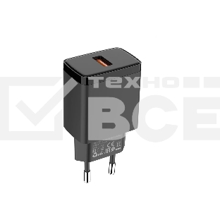Зарядное устройство Cablexpert MP3A-PC-55, 10.5Вт, 2.1А, 1хUSB, черный, пакет