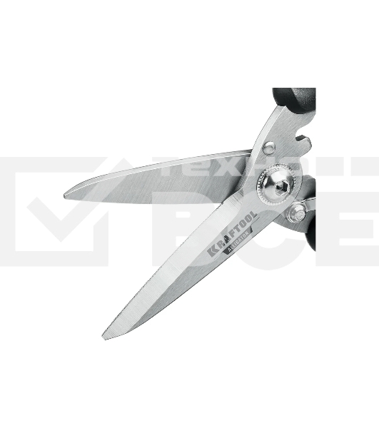 Многофункциональные прямые технические ножницы KRAFTOOL ALLIGATOR 200 мм