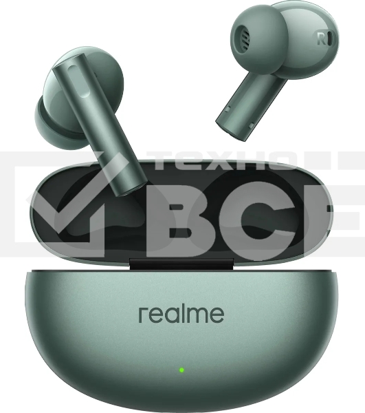 Наушники Realme Buds Air 6 зеленый (RMA2402)