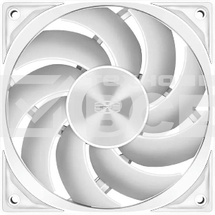 Вентилятор для корпуса PCCooler F5 R120 белый, 120 мм, 2200 об/мин, 32 дБ, 4 pin