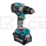 Дрель-шуруповерт Makita HP001GD201, Аккумуляторная, 40В, 2 АКБ, Ударная, Кейс, фото4