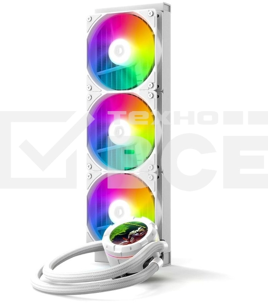 СВО для процессора ID-COOLING SL360 XE белый 120мм алюминий+медь 1800rpm 30db 4-pin 350W