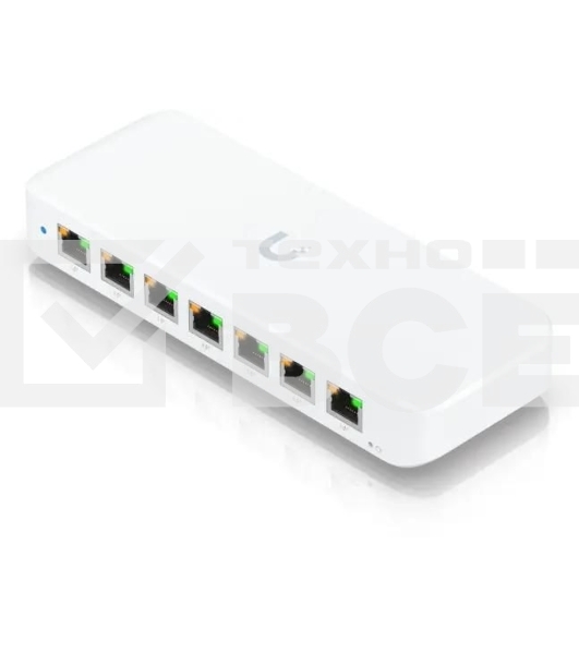 Коммутатор Ubiquiti UniFi Switch Ultra 60W PoE-коммутатор, 8х 1G RJ45, раздача 52 Вт