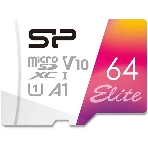 Флеш карта microSD 64Gb Silicon Power Elite A1 microSDXC Class 10 UHS-I U3 100 Mb/s (SD адаптер), фото2