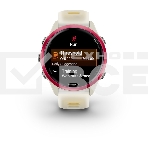 Смарт-часы Garmin Forerunner 570 слоновая кость, малиновый безель, ремешок манго 42мм, фото8