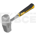 Кувалда Denzel 1,5 кг, цельнометаллическая, двухкомпонентная рукоятка, фото 1