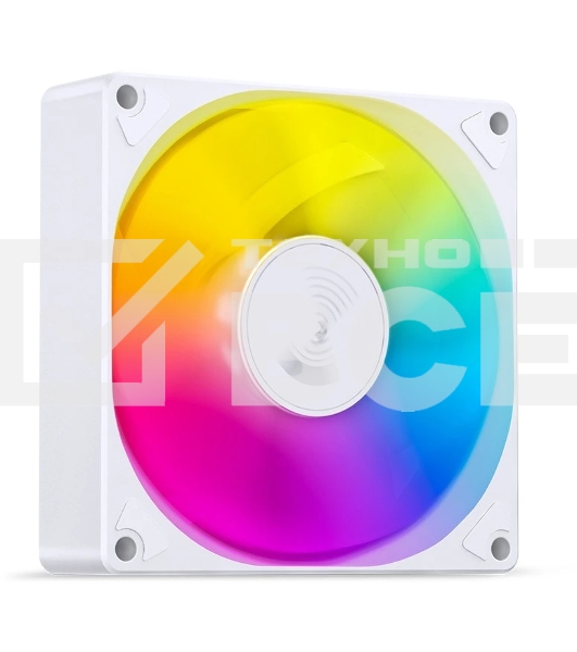 Вентилятор для корпуса JONSBO SL-925W (92x92x25мм, 4-pin PWM, ARGb, 38.2CFM, 33.8dBA, 2200RPM, белый)