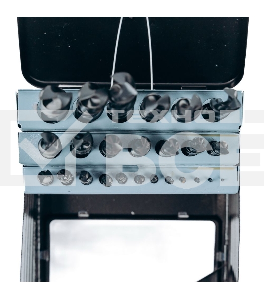 Набор сверл по металлу HSS (1-13мм, 25 шт) Deli DH-MHZ025-ED1 металлический кейс