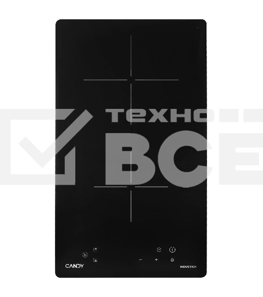 Индукционная панель варочная CANDY CHXY32NB, 2х комф, черная