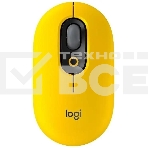 Мышь беспроводная Logitech POP Mouse желтый, 4000 dpi, Bluetooth, кнопки - 4, фото 1