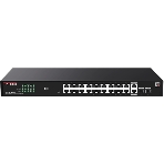Коммутатор Web smart IP-COM G2228P-24-410W с 26 гигабитными портами и 2 SFP-портоми, PoE 24х30Вт (до 370Вт), фото 1