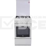 Плита газовая De Luxe 506040.01ГЭ КР белый, конфорок 4 шт, духовка 60 л, 50 см x 85 см x 60 см, фото 1