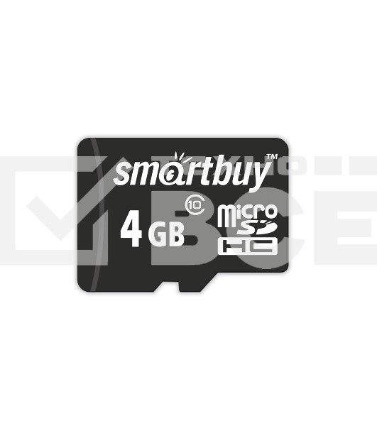 Флеш карта microSD 4Gb Smartbuy microSDHC Class 10