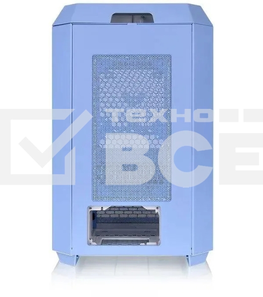 Корпус Thermaltake The Tower 300 Hydrangea голубой без БП miniITX 8x120mm 6x140mm 2xUSB3.0 audio bott PSU