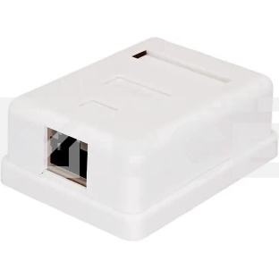 Розетка Suprlan 10-0354-1, наклад. RJ45 1 кат.5E FTP