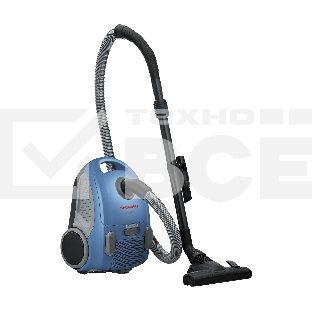 Пылесос Shivaki VC 120 Bag синий, 450/2000 Вт, уборка сухая, пылесборник мешок 3.5 л