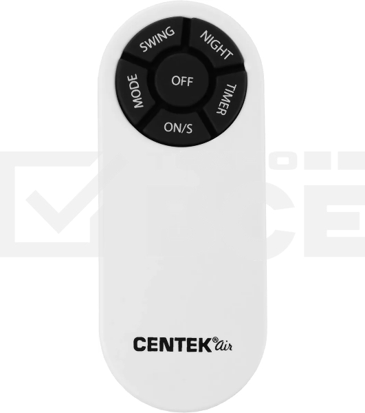 Вентилятор напольный Centek CT-5024 65 Вт, белый
