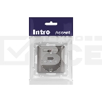 Розетка Intro Accent 6-410-09 P+E Schuko со шторками 16А-250В + 2хUSB IP20 СУ титан Б0063711, фото2