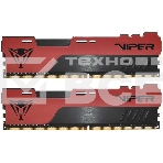 Оперативная память Patriot Viper Elite II, DDR4, 32GB (2x16 GB), 3200 MHz, CL18, DIMM, радиатор, красный, черный, фото 1