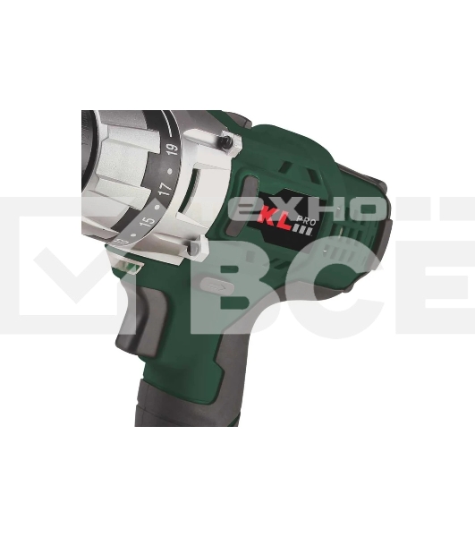 Профессиональный ударный шуруповерт Klpro KLDM18-00 (18В, без ЗУ и АКБ, 40Нм, 2 скорости, 16-ступений к/м, подсветка,в кейсе)