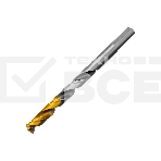 Сверло спиральное по металлу Denzel 7,5 x 109мм, Р6М5, Golden Tip, многогранная заточка, фото6