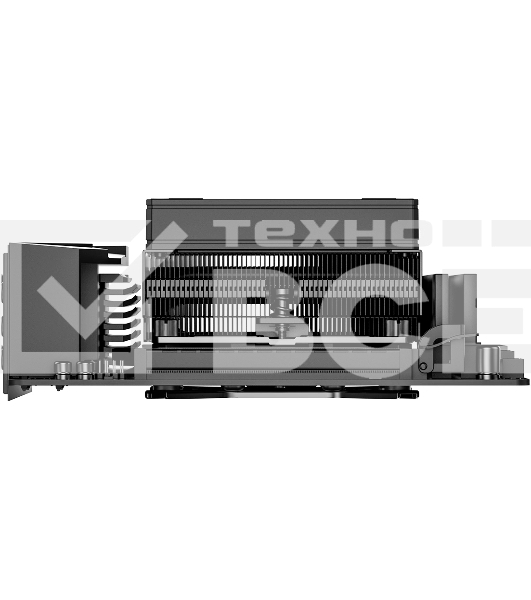 Кулер для процессора ID-COOLING IS-53-XT BLACK LGA1851/1700/1200/115X/AM5/AM4 низкопрофильный высота 53мм (24шт/кор, TDP 120W, PWM, 4 тепл.трубок/медная база, FAN 92мм, черный) BOX