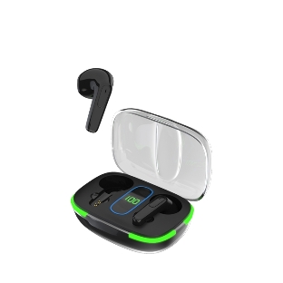 Беспроводные наушники Maxvi MHF-113BT черные TWS\LCD\Sensor\200мАч\5.3\кабель Type-C