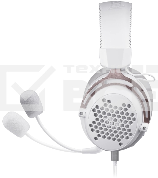 Гарнитура проводная игровая Defender Diomedes white (USB, звук 7.1, легкий, Redragon)