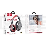 Беспроводные/проводные наушники Hoco W67 черный, полноразмерные, Bluetooth + проводной, складная конструкция, до 15 ч., фото3