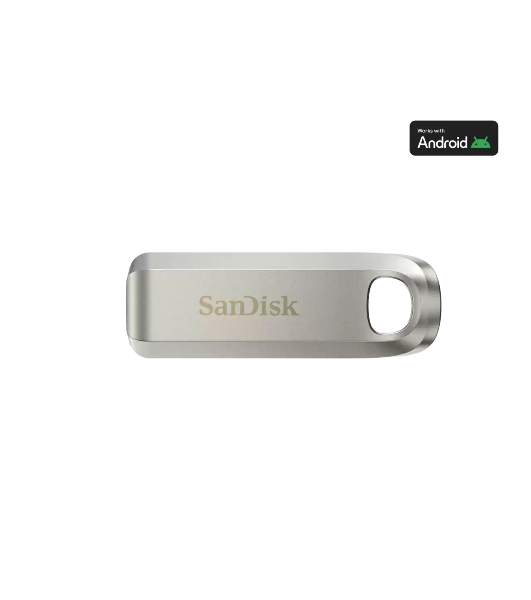 Флешка USB SanDisk Ultra Luxe (SDCZ75-032G-G46), 32Gb, USB Type-C, R/W 150/70, серебристый